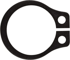 Rotor Clip - 0.321" Groove Diam, 11/32" Shaft Diam, Phosphate Steel, Snap External Retaining Rings - 0.029" Groove Width, 0.011" Groove Depth, 0.025" Ring Thickness, Grade 1060-1090 - Apex Tool & Supply
