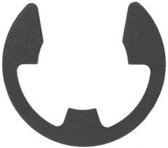 Rotor Clip - 0.835" Groove Diam, 63/64" Shaft Diam, Phosphate Steel, E Style External Retaining Rings - 0.056" Groove Width, 0.074" Groove Depth, 0.05" Ring Thickness, Grade 1060-1090 - Apex Tool & Supply