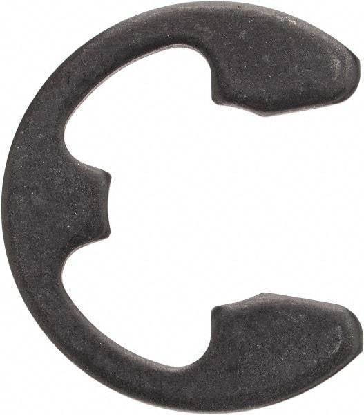 Rotor Clip - 0.396" Groove Diam, 1/2" Shaft Diam, Phosphate Steel, E Style External Retaining Rings - 0.046" Groove Width, 0.052" Groove Depth, 0.042" Ring Thickness, Grade 1060-1090 - Apex Tool & Supply