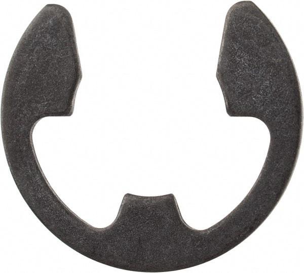 Rotor Clip - 0.485" Groove Diam, 5/8" Shaft Diam, Phosphate Steel, E Style External Retaining Rings - 0.046" Groove Width, 0.07" Groove Depth, 0.042" Ring Thickness, Grade 1060-1090 - Apex Tool & Supply