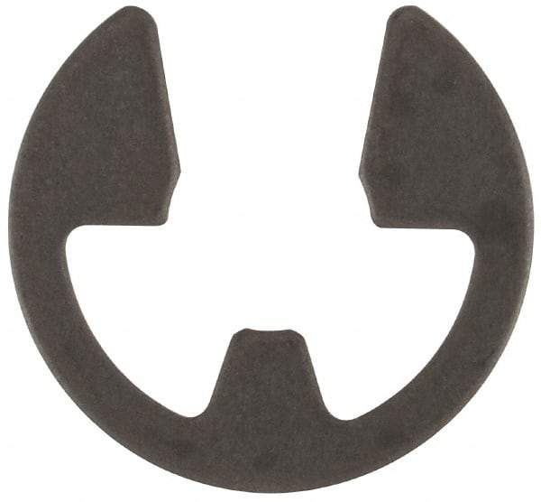 Rotor Clip - 0.21" Groove Diam, 1/4" Shaft Diam, Phosphate Steel, E Style External Retaining Rings - 0.029" Groove Width, 0.02" Groove Depth, 0.025" Ring Thickness, Grade 1060-1090 - Apex Tool & Supply