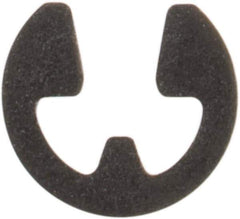 Rotor Clip - 0.052" Groove Diam, 1/16" Shaft Diam, Phosphate Steel, E Style External Retaining Rings - 0.012" Groove Width, 0.005" Groove Depth, 0.01" Ring Thickness, Grade 1060-1090 - Apex Tool & Supply