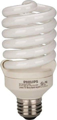 Philips - 26 Watt Fluorescent Residential/Office Medium Screw Lamp - 5,000°K Color Temp, 1,700 Lumens, 120 Volts, EL/mDT, 10,000 hr Avg Life - Apex Tool & Supply