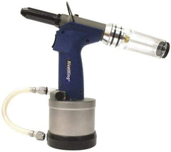 RivetKing - 5/32" Capacity, Air Riveter - 1mm Long Stroke, 20" Inlet - Apex Tool & Supply