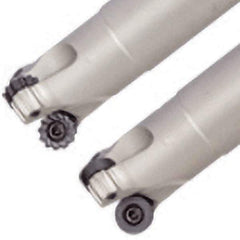 Iscar - 25mm Cutting Diam, 25mm Shank Diam, 12mm Max Depth of Cut, Straight Shank Indexable Copy End Mill - 2 Inserts, RCMT/RCCT-MO, RCMT/RCMW/RCCW-FW, RCMW/RCCW-MO Insert, ERW Toolholder, Through Coolant - Apex Tool & Supply