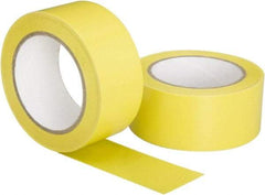 Ability One - Yellow Solid Color Vinyl Tape - 2" Wide x 108' Long, General Traffic - Apex Tool & Supply