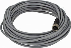 Telemecanique Sensors - 3 Amp, M12 4 Pin Female Straight Cordset Sensor and Receptacle - 250 VAC, 300 VDC, 10m Cable Length, IP67 Ingress Rating - Apex Tool & Supply