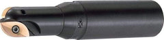 Sumitomo - 1" Cut Diam, 0.917" Max Depth of Cut, 1-1/4" Shank Diam, 4.796" OAL, Indexable Ball Nose End Mill - 2.535" Head Length, Straight Shank, WBMR Toolholder, ZNMT4CX, ZNMT4SX Insert - Apex Tool & Supply