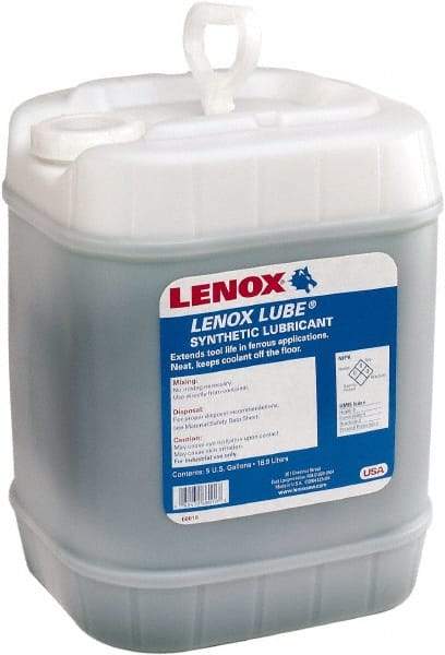 Lenox - Lenox Lube, 5 Gal Pail Sawing Fluid - Synthetic - Apex Tool & Supply