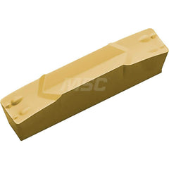 Grooving Insert: GMM4020040MW CR9025, Solid Carbide TiCN & TiN Finish, Neutral, 4 mm Cutting Width, 25 mm Max Depth, Series KGM