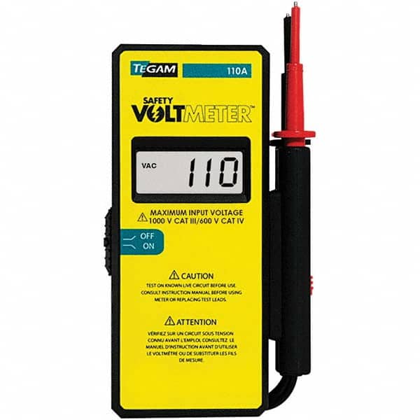 Made in USA - Circuit Continuity & Voltage Testers Tester Type: Voltage Tester Maximum Voltage: 1000 VAC/VDC - Apex Tool & Supply