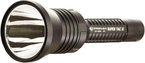 Streamlight - White LED Bulb, 200 Lumens, Industrial/Tactical Flashlight - Black Aluminum Body, 2 CR123A Lithium Batteries Included - Apex Tool & Supply