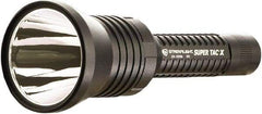 Streamlight - White LED Bulb, 200 Lumens, Industrial/Tactical Flashlight - Black Aluminum Body, 2 CR123A Lithium Batteries Included - Apex Tool & Supply