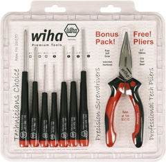 Wiha - 8 Piece Phillips & Slotted Screwdriver Set - Apex Tool & Supply