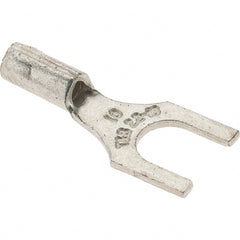 Value Collection - #10 Stud, 22 to 16 AWG Compatible, Noninsulated, Crimp Connection, Standard Fork Terminal - Apex Tool & Supply