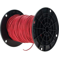 Value Collection - THHN, 16 AWG, 10 Amp, 500' Long, Stranded Core, 26 Strand Building Wire - Red, Thermoplastic Insulation - Apex Tool & Supply