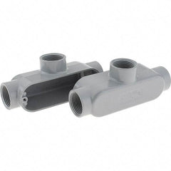 Value Collection - Form 85, T Body, 1" Trade, IMC, Rigid Aluminum Conduit Body - Oval - Apex Tool & Supply