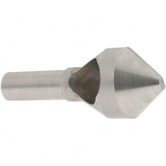 Value Collection - 1-1/8" Head Diam, 1/2" Shank Diam, 0 Flute 82° High Speed Steel Countersink - Apex Tool & Supply