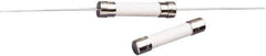 Value Collection - 250 VAC, 5 Amp, Time Delay Miniature Glass/Ceramic Fuse - 1-1/4" OAL, 1/4" Diam - Apex Tool & Supply