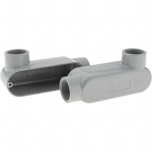 Value Collection - Form 85, LL Body, 1" Trade, IMC, Rigid Aluminum Conduit Body - Oval - Apex Tool & Supply