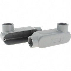 Value Collection - Form 85, LL Body, 1" Trade, IMC, Rigid Aluminum Conduit Body - Oval - Apex Tool & Supply
