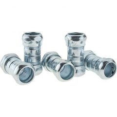 Value Collection - 1/2" Trade, Steel Compression EMT Conduit Coupling - Apex Tool & Supply