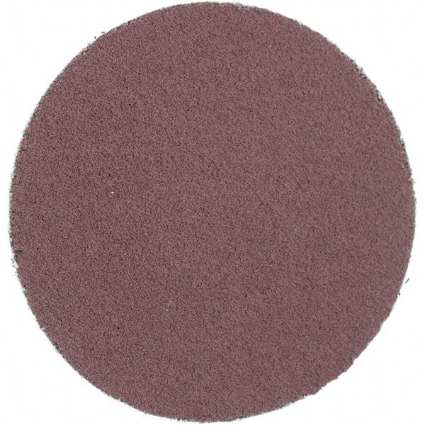 Value Collection - 2" Disc Diam, 100 Grit, Aluminum Oxide Quick Change Disc - Type R Attaching System, Coated, Brown, Fine Grade, 25,000 RPM, 361F Series - Apex Tool & Supply