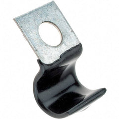 Value Collection - 3/8" Bundle Diam, 1/4" Hole, Steel Clamp - 3/8" Wide, Black - Apex Tool & Supply