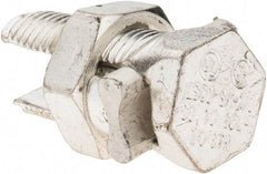 Value Collection - 6 (Solid) to 1/0 AWG, Copper Wire Compatible, Silicon Bronze, Hex Split Bolt Connector - Apex Tool & Supply