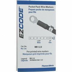 Value Collection - Wire Marker Books & Pens Wire Marker Type: Book Book Type: Numeric - Apex Tool & Supply