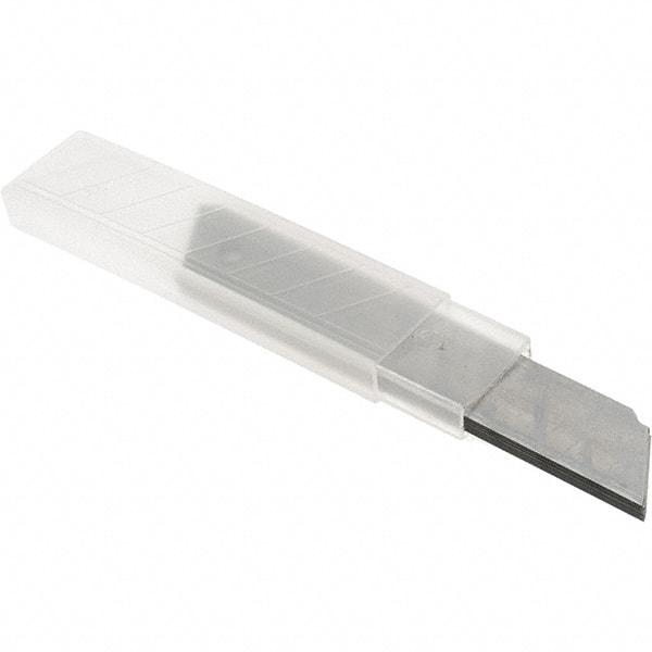 Value Collection - 10 Piece Steel Utility Knife Blade - 0.7087" Blade Thickness - Apex Tool & Supply