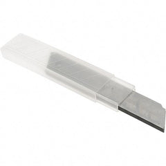 Value Collection - 10 Piece Steel Utility Knife Blade - 0.7087" Blade Thickness - Apex Tool & Supply