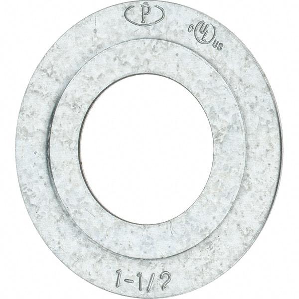 Value Collection - 1-1/2" Conduit, Electrical Enclosure Steel Reducing Washer - For Use with Rigid/Intermediate/Thinwall Conduit - Apex Tool & Supply