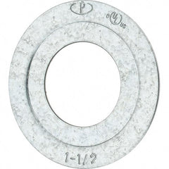 Value Collection - 1-1/2" Conduit, Electrical Enclosure Steel Reducing Washer - For Use with Rigid/Intermediate/Thinwall Conduit - Apex Tool & Supply