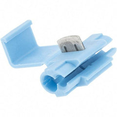 Value Collection - 18 to 14 AWG, Blue, IDC, Tap Quick Splice Connector - 2 Wires - Apex Tool & Supply