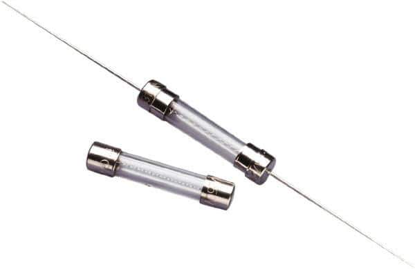 Value Collection - 250 VAC, 20 Amp, Fast-Acting Miniature Glass/Ceramic Fuse - Fuse Holder Mount, 1-1/4" OAL, 1/4" Diam - Apex Tool & Supply