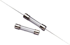 Value Collection - 250 VAC, 20 Amp, Fast-Acting Miniature Glass/Ceramic Fuse - Fuse Holder Mount, 1-1/4" OAL, 1/4" Diam - Apex Tool & Supply
