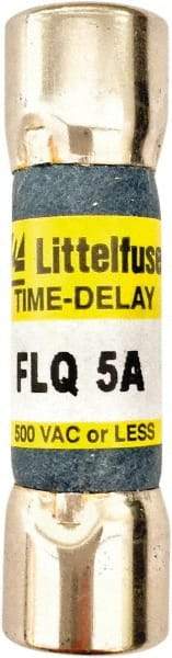 Value Collection - 500 VAC, 5 Amp, Time Delay General Purpose Fuse - 1-1/2" OAL, 13/32" Diam - Apex Tool & Supply