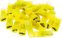 Value Collection - 12 to 10 AWG, Nylon, Fully Insulated, Female Wire Disconnect - 1/4" Wide Tab, CSA Certified, UL Listed - Apex Tool & Supply