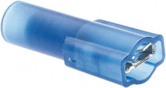 Value Collection - 16 to 14 AWG, Nylon, Fully Insulated, Female Wire Disconnect - 3/16" Wide Tab, Blue, CSA Certified, UL Listed - Apex Tool & Supply