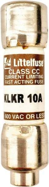 Value Collection - 600 VAC, 10 Amp, Fast-Acting Semiconductor/High Speed Fuse - 1-1/2" OAL, 200 (RMS Symmetrical) kA Rating, 13/32" Diam - Apex Tool & Supply
