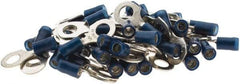 Value Collection - 16-14 AWG Partially Insulated Crimp Connection D Shaped Ring Terminal - Tin Plated Copper Contact - Apex Tool & Supply