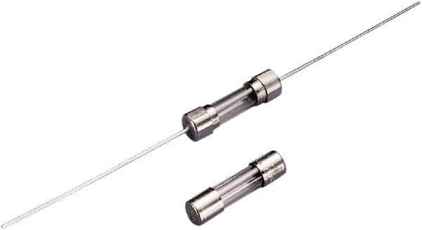 Value Collection - 250 VAC, 1 Amp, Fast-Acting Miniature Glass/Ceramic Fuse - Fuse Holder Mount, 20mm OAL, 5mm Diam - Apex Tool & Supply