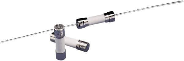 Value Collection - 250 VAC, 10 Amp, Fast-Acting Miniature Glass/Ceramic Fuse - Fuse Holder Mount, 20mm OAL, 5mm Diam - Apex Tool & Supply