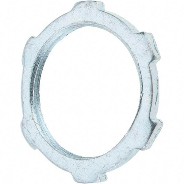 Value Collection - 3/4" Trade, Steel Threaded Conduit Locknut - Apex Tool & Supply