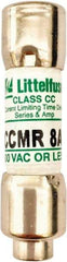 Value Collection - 250 VDC, 600 VAC, 8 Amp, Time Delay General Purpose Fuse - 300 at AC kA Rating - Apex Tool & Supply