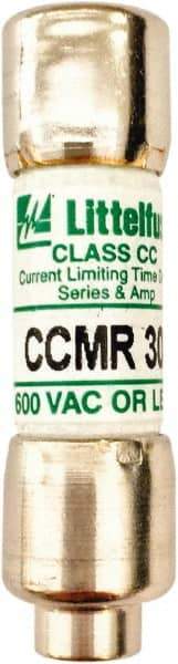 Value Collection - 500 VDC, 600 VAC, 30 Amp, Time Delay General Purpose Fuse - 300 at AC kA Rating - Apex Tool & Supply