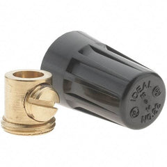 Value Collection - 20 to 10 AWG, Vibration Resistant, Standard Twist on Wire Connector - Black, 221°F - Apex Tool & Supply