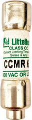Value Collection - 250 VDC, 600 VAC, 6 Amp, Time Delay General Purpose Fuse - 300 at AC kA Rating - Apex Tool & Supply