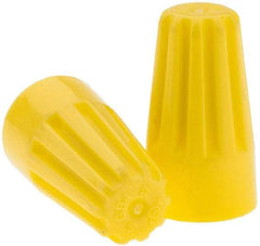 Value Collection - 1, 14 + & 1, 18 to 3, 12 AWG, 1,000 Volt (Lighting) & 600 Volt (Building Wire), Corrosion Resistant & Flame Retardant, Standard Twist on Wire Connector - Yellow, 221°F - Apex Tool & Supply